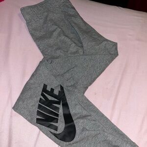 grey nike leggings